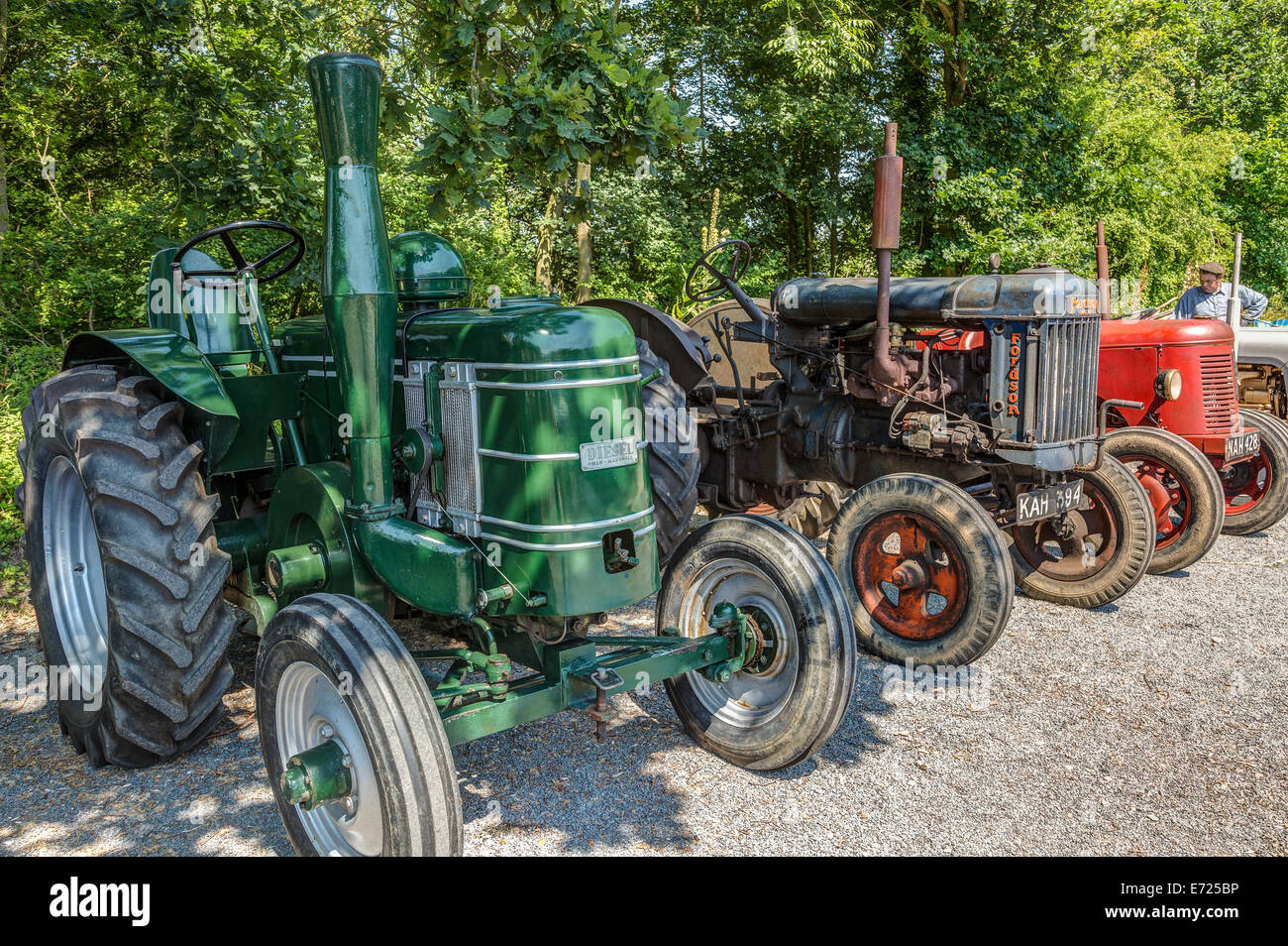 1947 Field Marshall tractor on display at the Whitwell & Reepham Steam