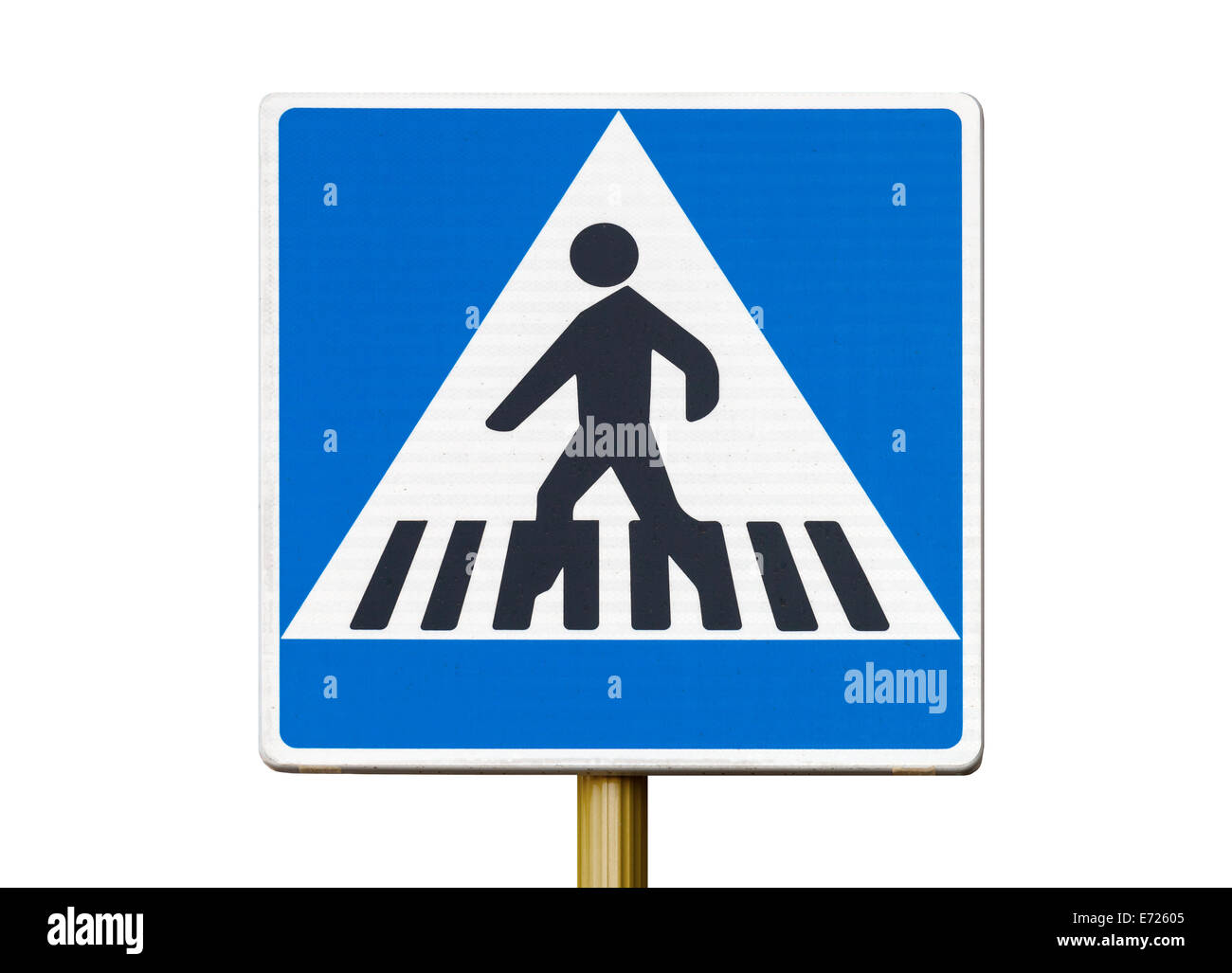 Pedestrian crossing sign isolated hi-res stock photography and images -  Alamy