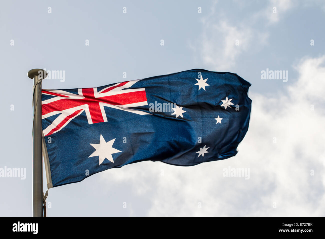 Australian flag Stock Photo