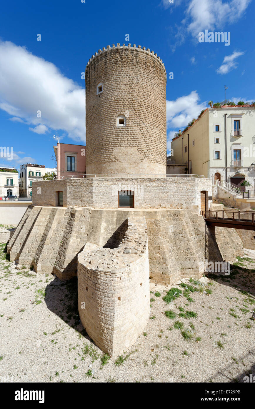Round tower, 18th century, Bitonto, Apulia, Italy Stock Photo