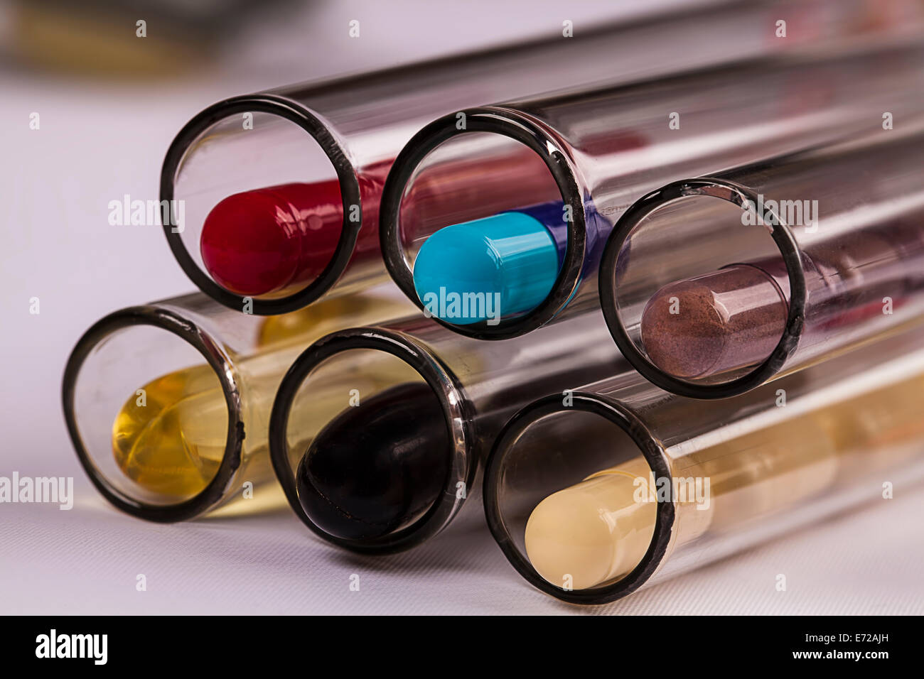 Capsules drug in test tube Stock Photo Alamy