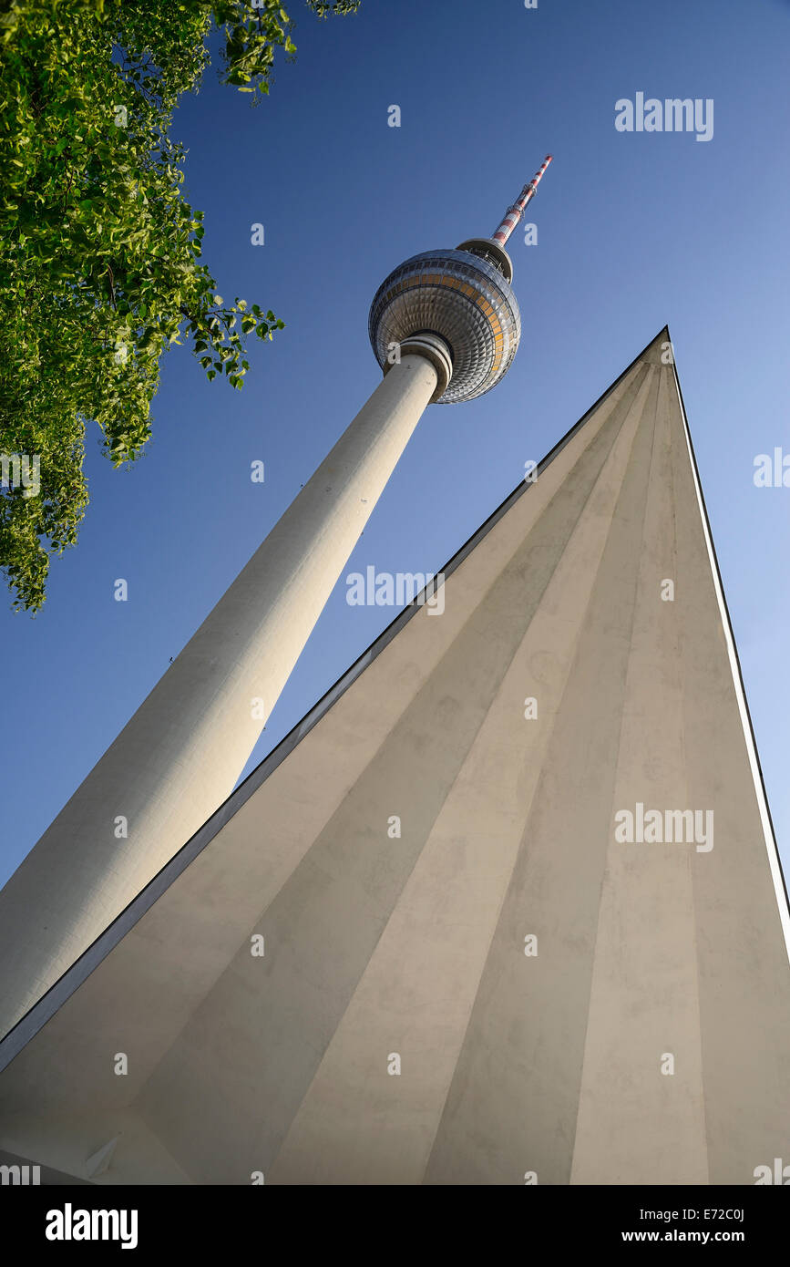 Germany, Berlin, Fernsehturm  Berlins TV Tower. Stock Photo