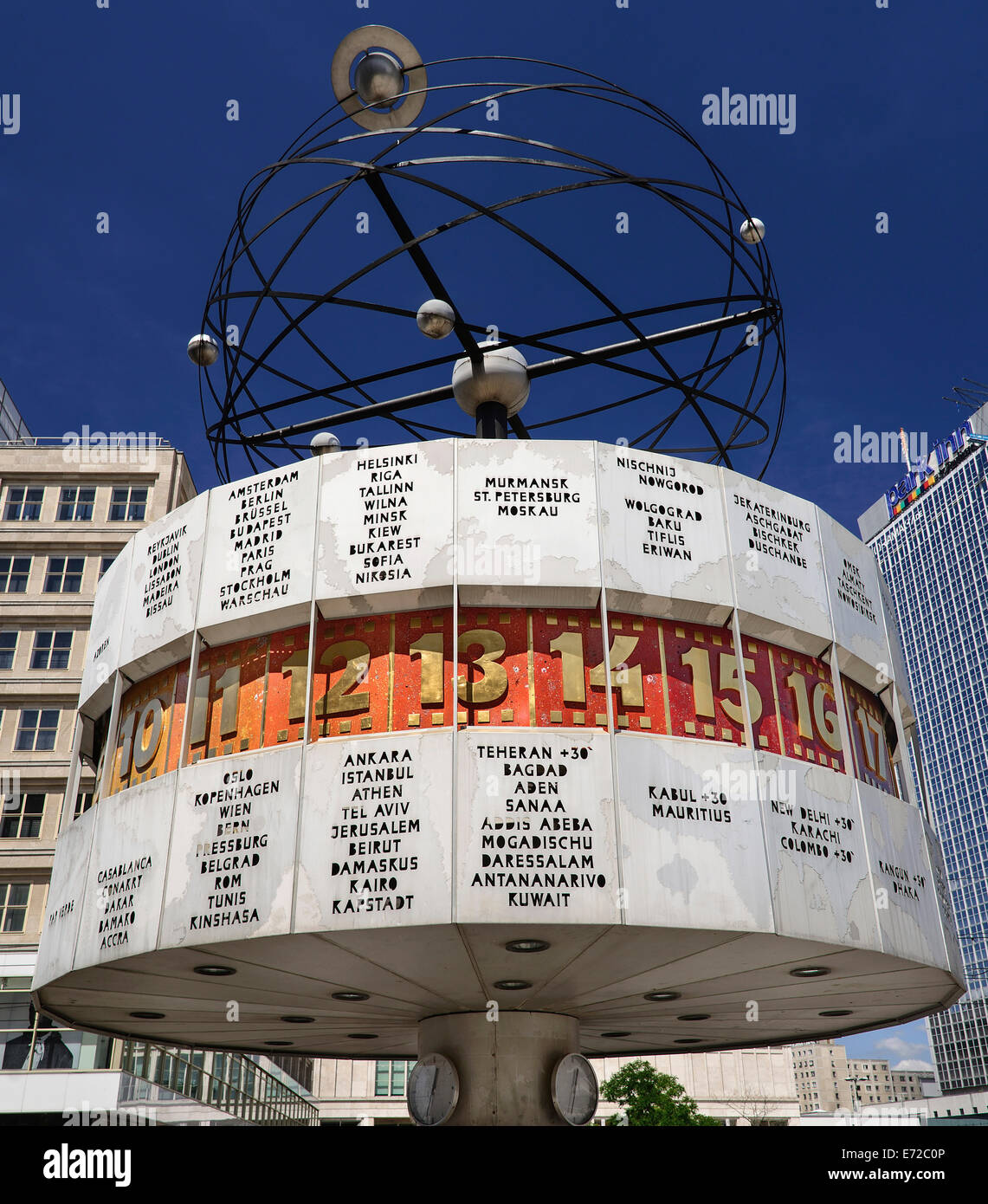 Germany, Berlin, Weltzeituhr also known as the World Clock in ...