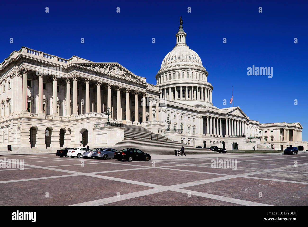 USA, Washington DC, Capitol Building General exterior view Stock Photo ...