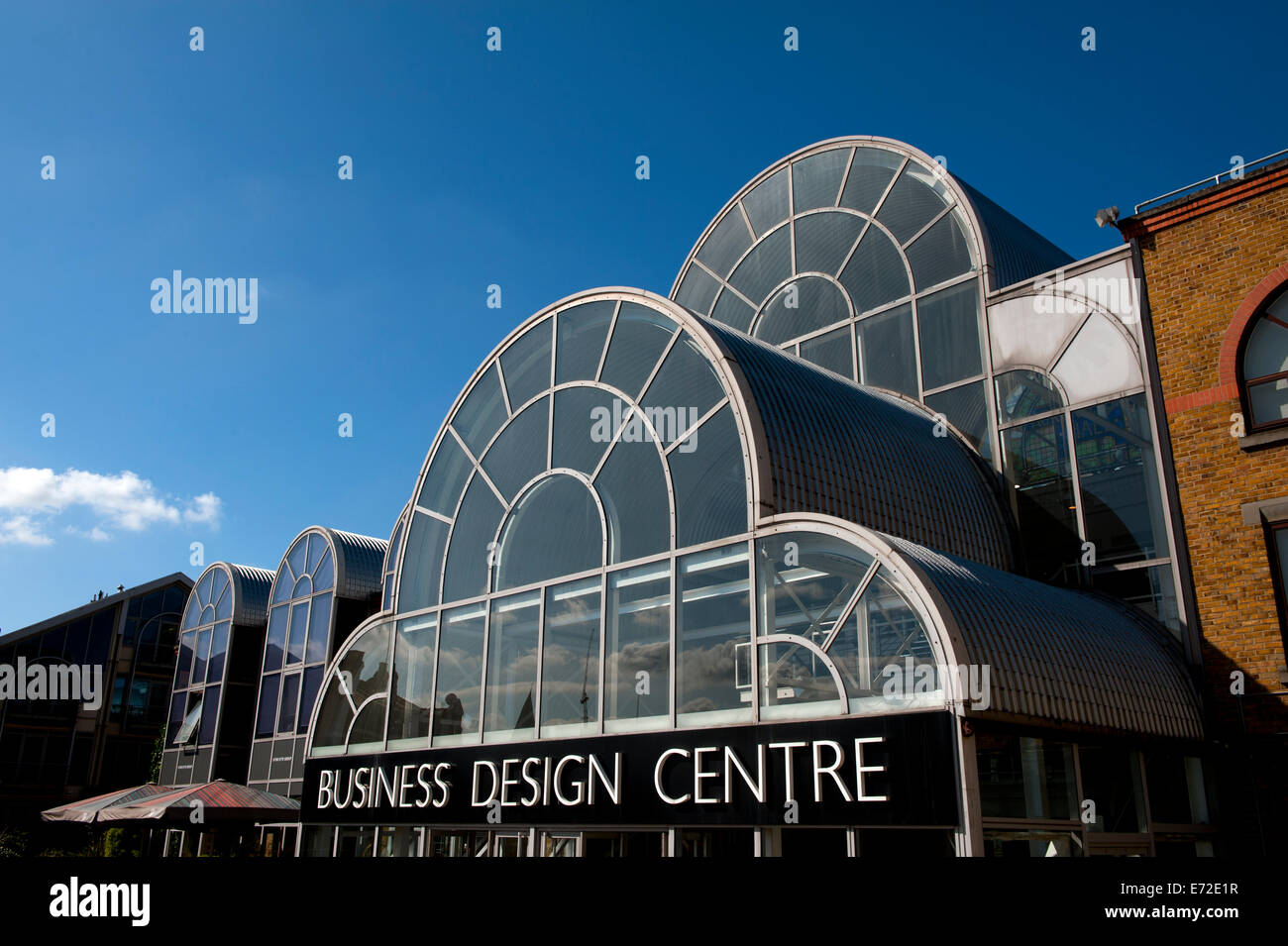 Business Design Centre entrance, Islington,London,England Uk. Sept 2014 Stock Photo