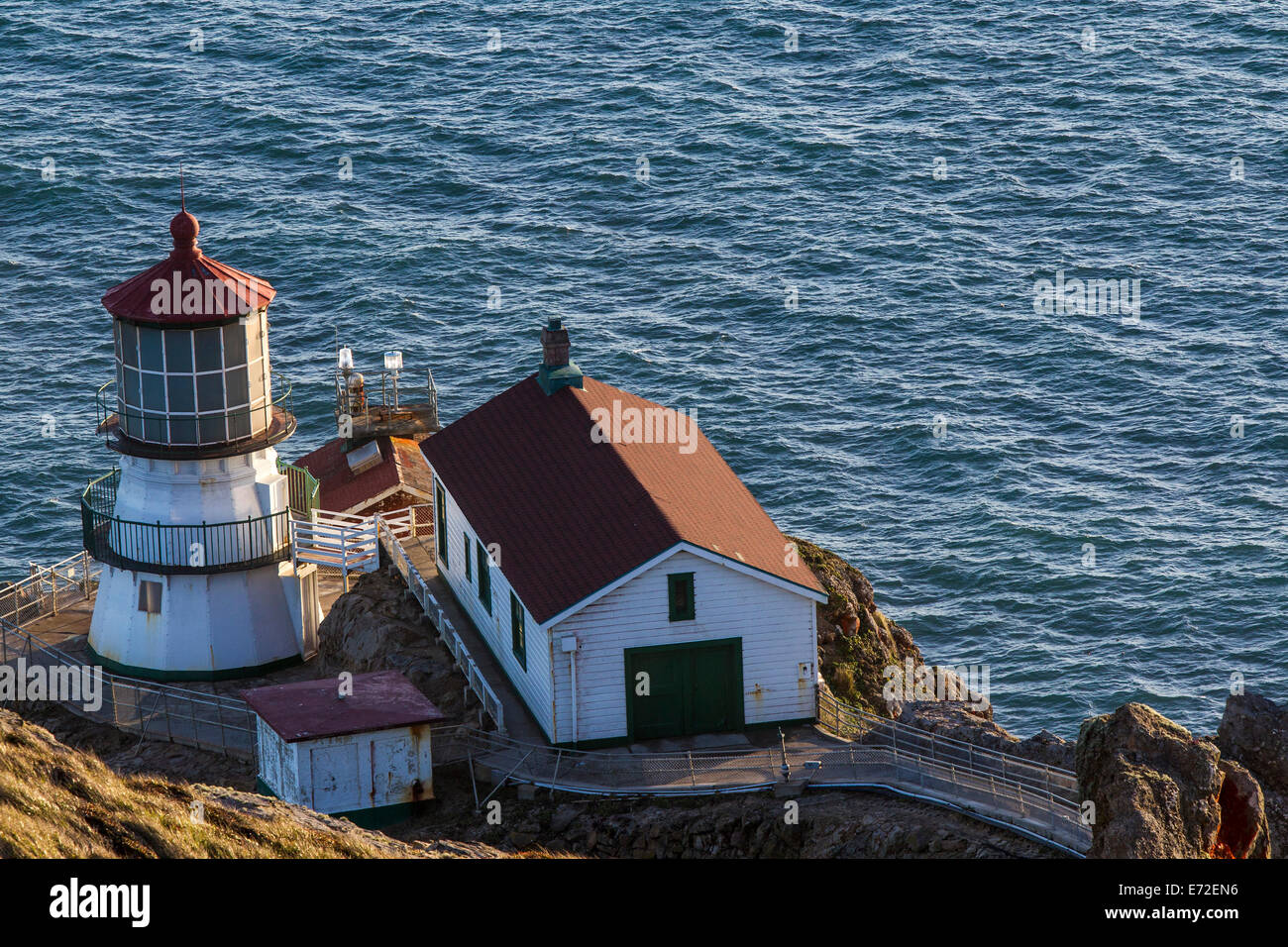 Lighthouse at Point Reyes National Seashore. California, USA Stock