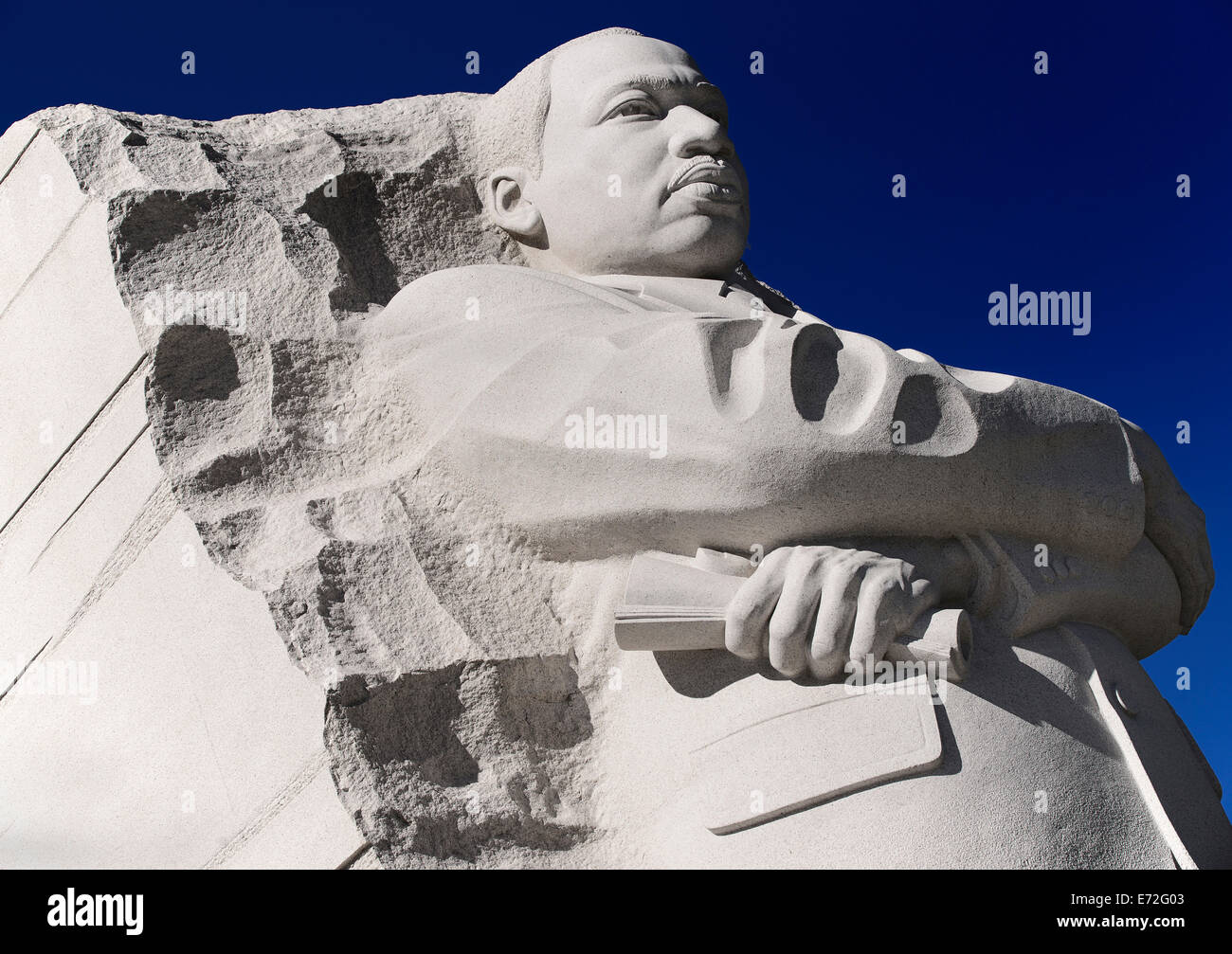 USA, Washington DC, National Mall  Martin Luther King Junior Memorial. Stock Photo