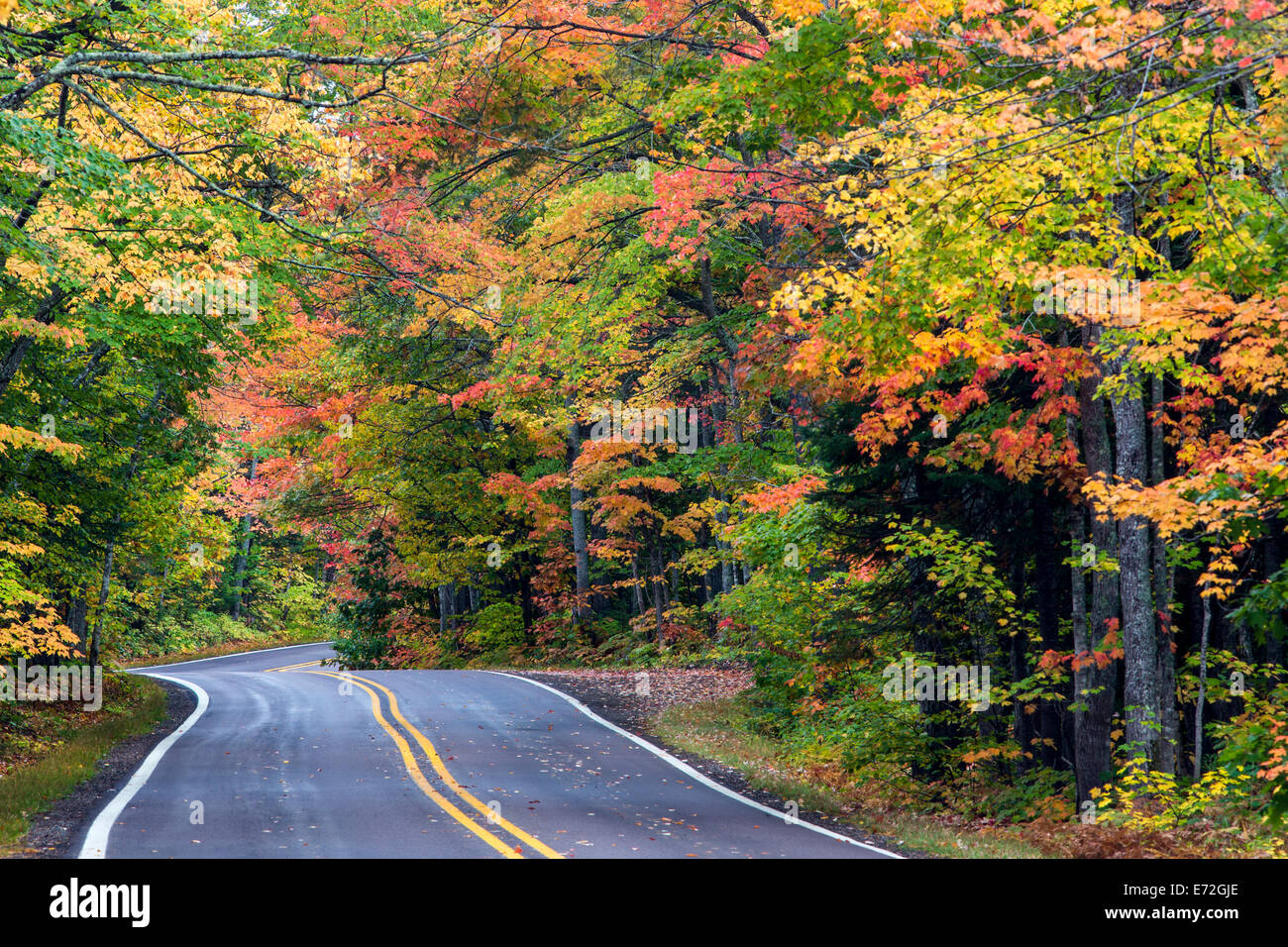 Michigan scenic highway hi-res stock photography and images - Alamy