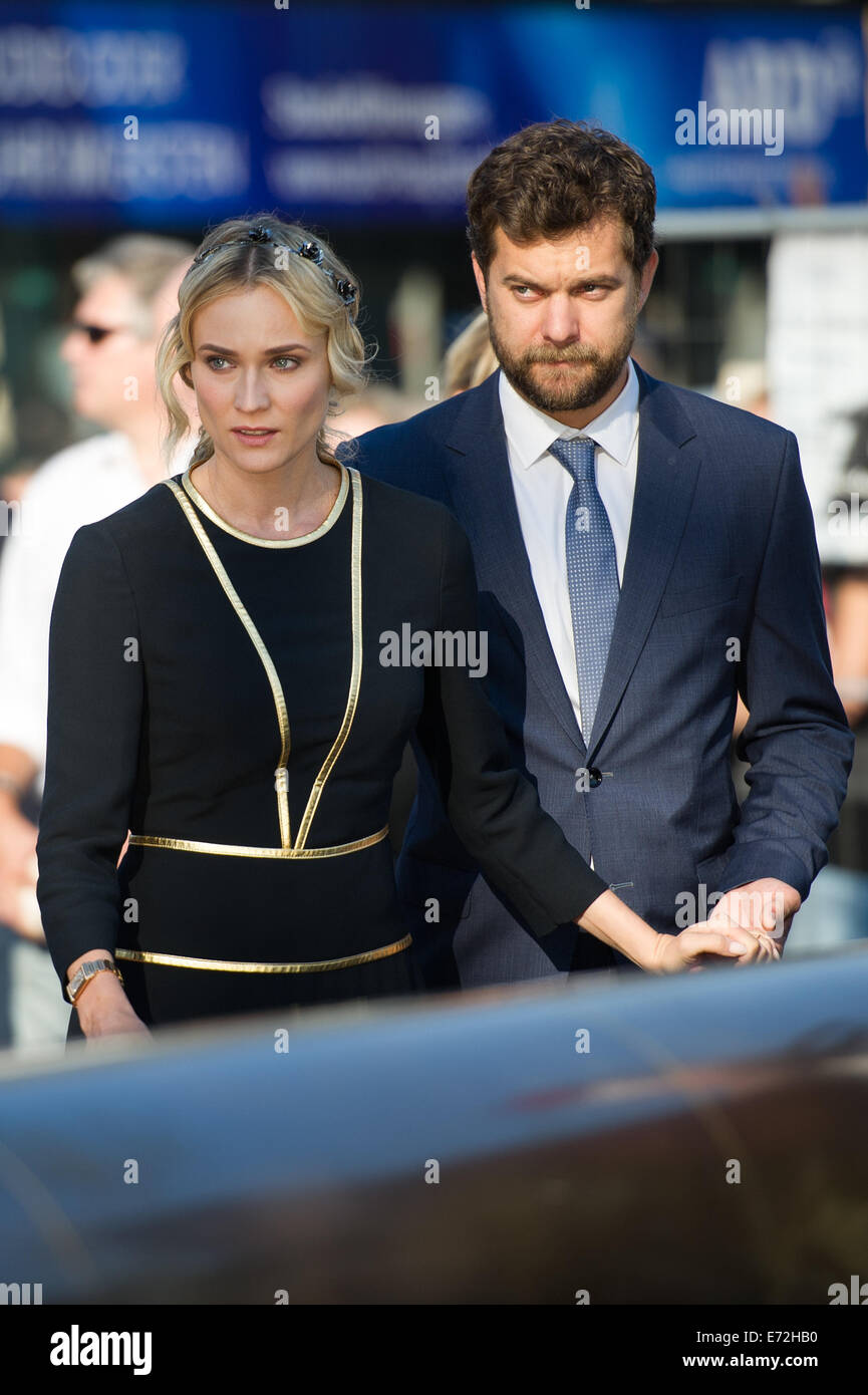 Berlin, Germany. 04th Sep, 2014. Actress Diane Kruger and her partner