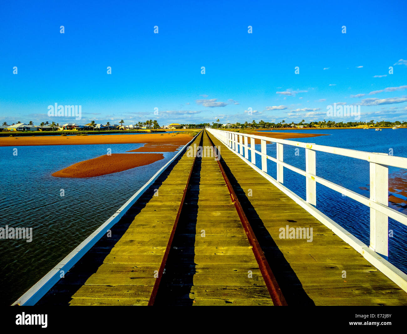 The giant jetty in Carnarvon, Australia Stock Photo Alamy