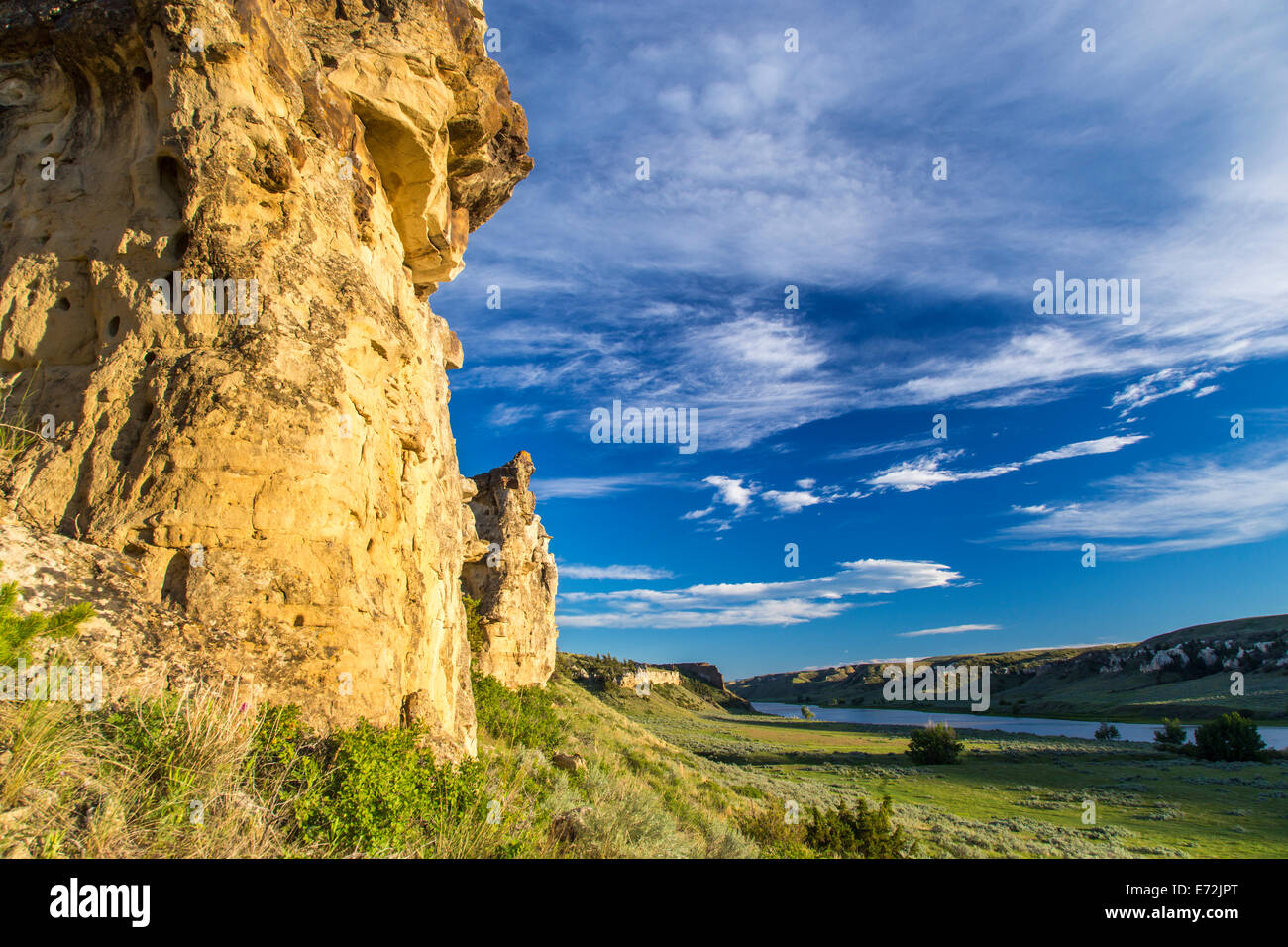 The White Cliffs of the Missouri River at the Upper Missouri River