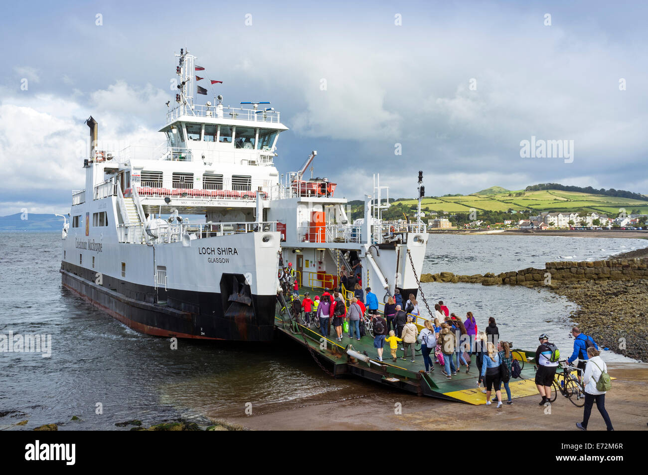 Caledonian MacBrayne car ferry, that sails between the island of