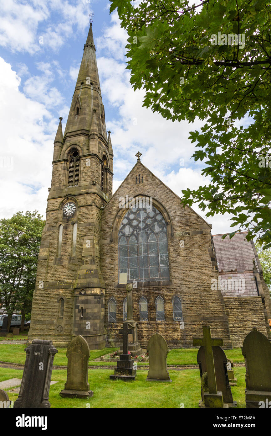 St Andrews Church of England Church in Radcliffe, Manchester Stock Photo