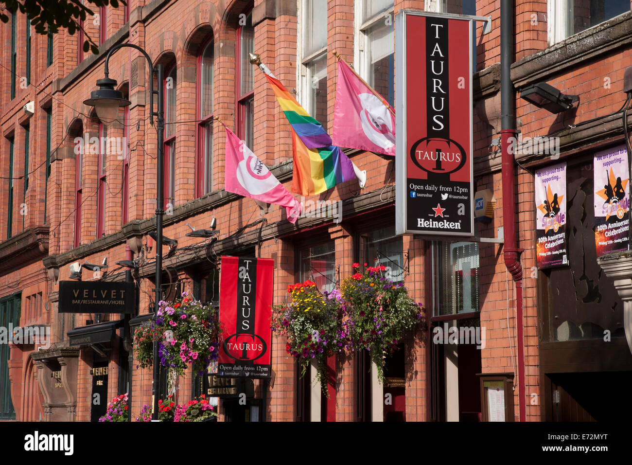 Canal Street, Manchester, England, UK Stock Photo Alamy