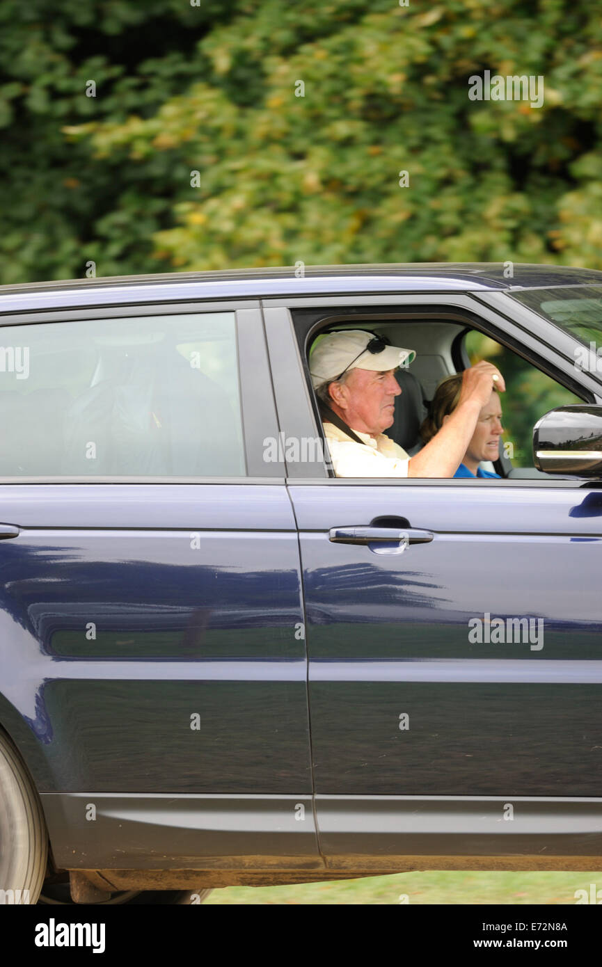 Burghley House, Stamford, Lincolnshire, UK . 03rd Sep, 2014. Capt. Mark Phillips at the 2014 Land Rover Burghley Horse Trials held at Burghley House, Stamford, Lincolnshire Credit:  Jonathan Clarke/Alamy Live News Stock Photo