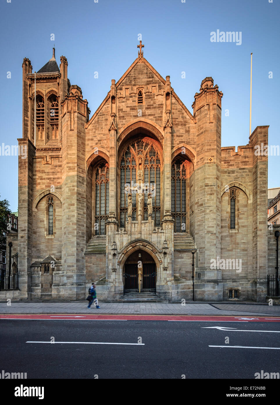 Leeds Cathedral,  commonly known as Saint Anne's Cathedral, is the Roman Catholic Cathedral located in Leeds, West Yorkshire, En Stock Photo