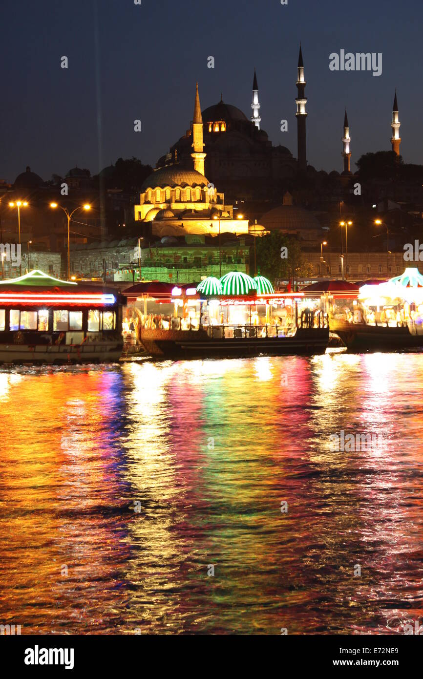 Suleymaniye Rustem Pasa Mosque Istanbul Turkey Stock Photo