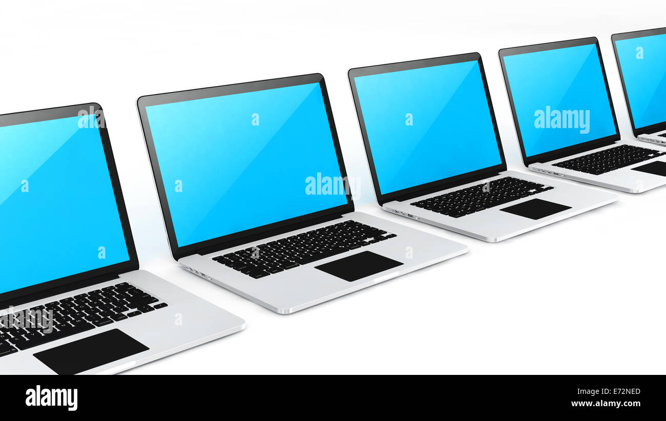Labtop Device Digital device labtop on white background Stock Photo - Alamy