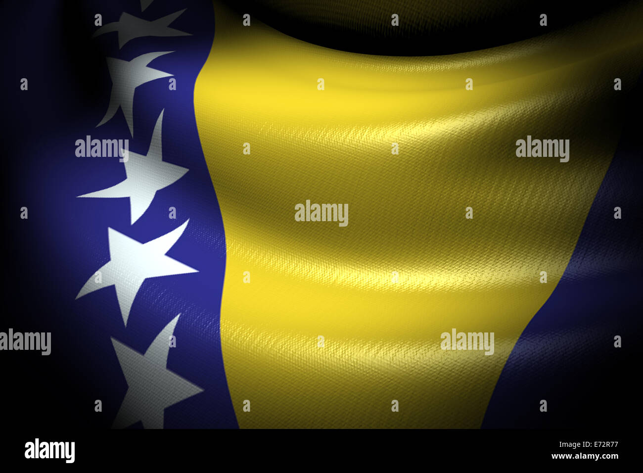 Bosnia and herzegovina flag waving hi-res stock photography and images ...