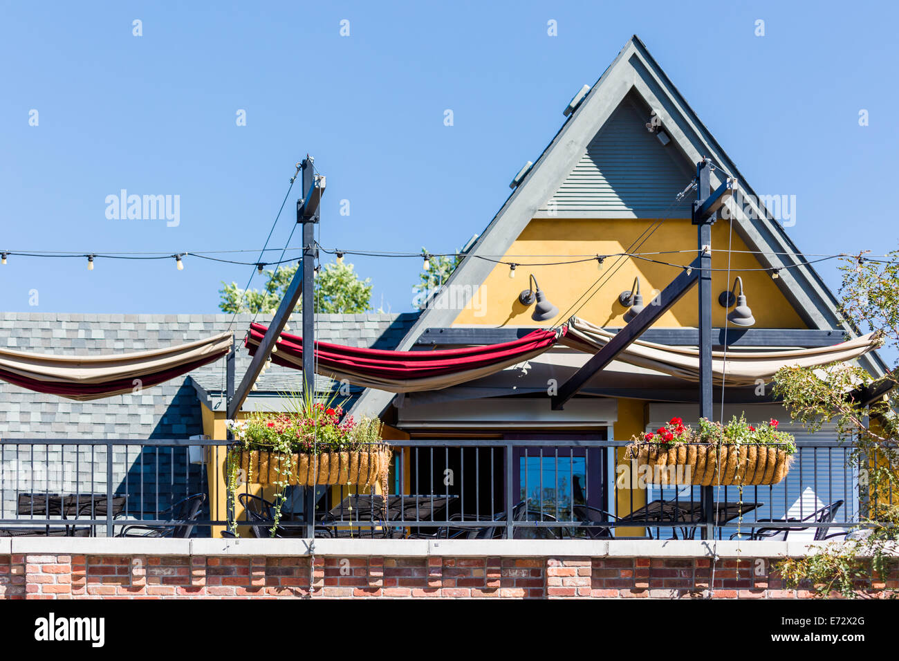 Main street of historic downtown Littleton, Colorado Stock Photo Alamy