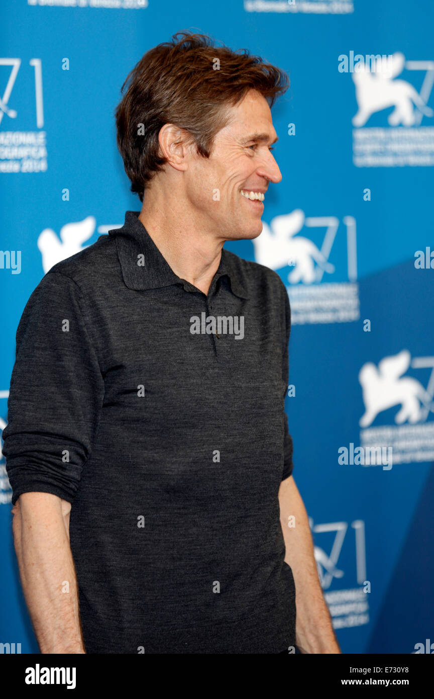Venice, Italy. 04th Sep, 2014. Willem Dafoe during the 'Pasolini' photocall at the 71nd Venice International Film Festival on September 4, 2014. Credit:  dpa picture alliance/Alamy Live News Stock Photo