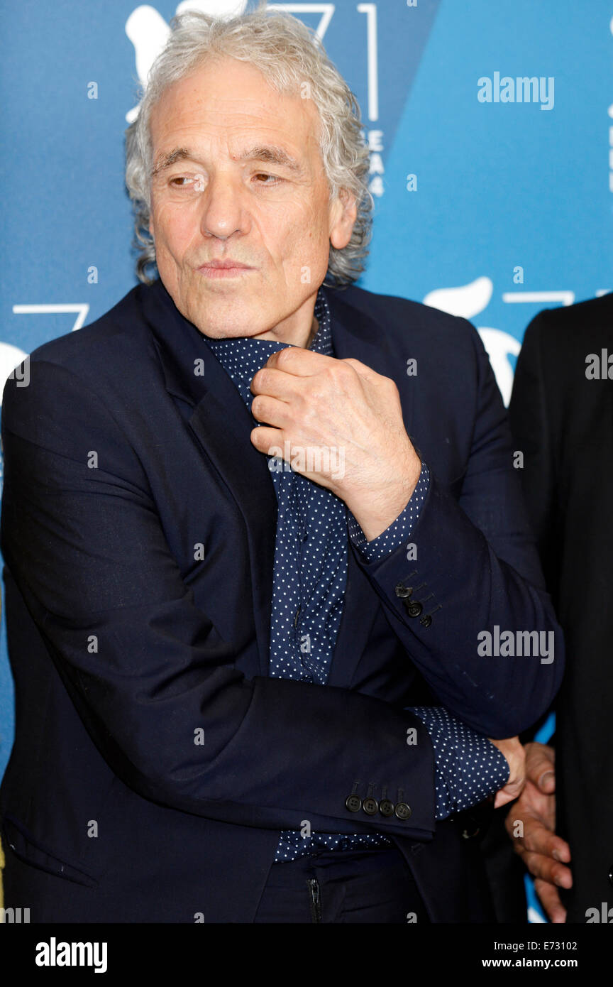Venice, Italy. 04th Sep, 2014. Abel Ferrara during the 'Pasolini' photocall at the 71nd Venice International Film Festival on September 4, 2014. Credit:  dpa picture alliance/Alamy Live News Stock Photo