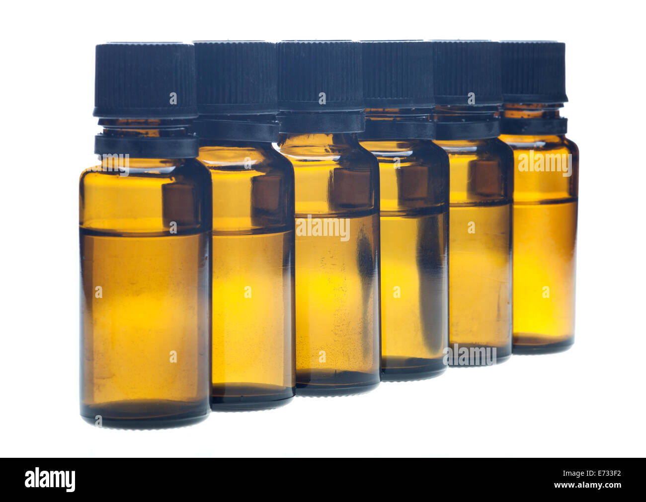 Brown glass medicine bottle injection hires stock photography and