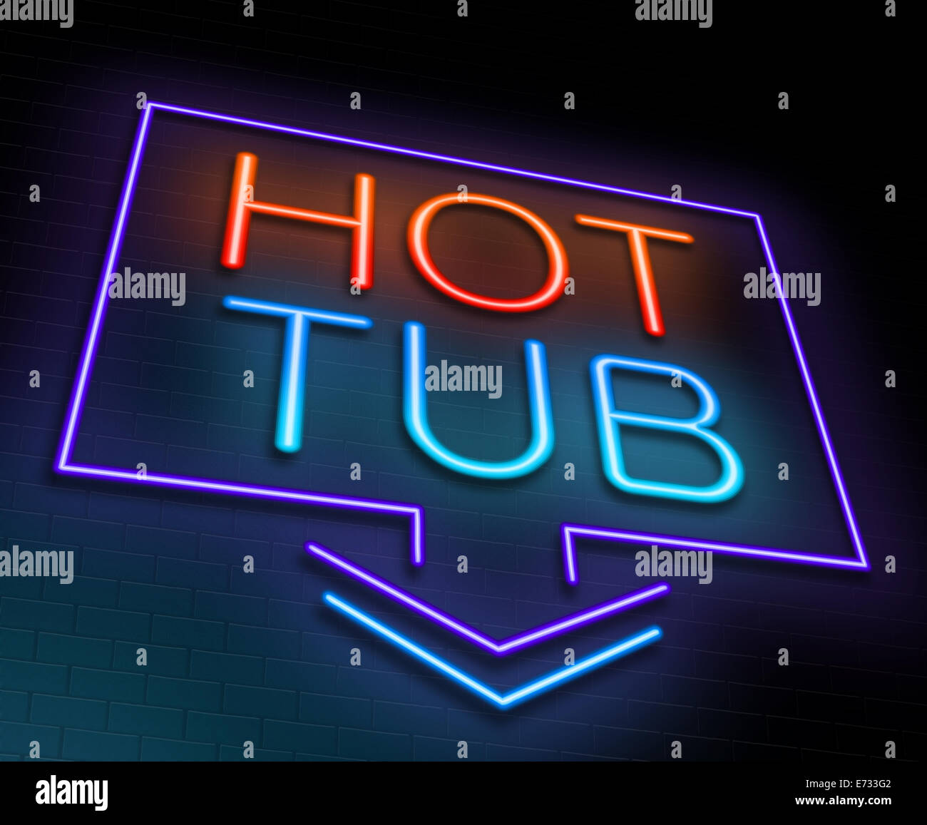 Hot tub concept. Stock Photo