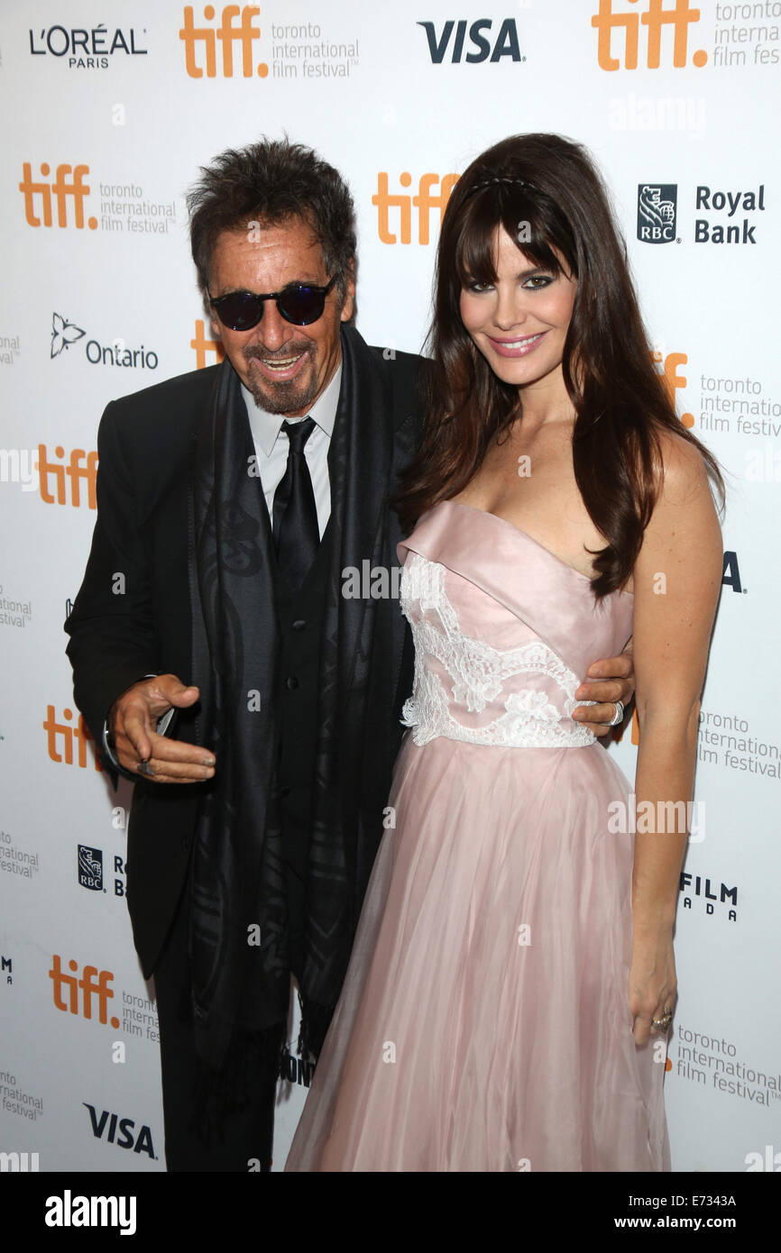 Toronto, Canada. 04th Sep, 2014. US actor Al Pacino and his girlfriend ...