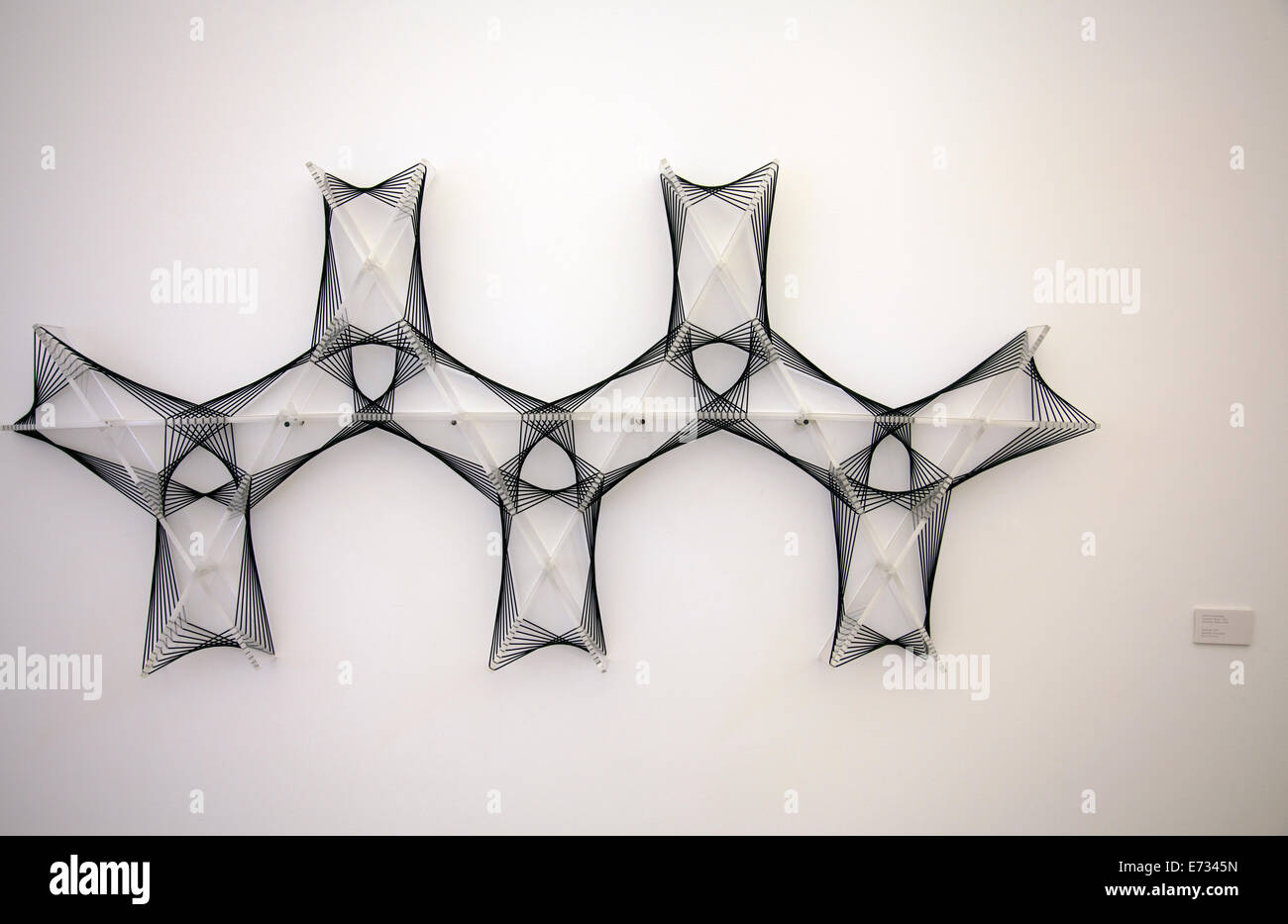 'Sebse Titol'  - Adolfo Schlosser at Museum of Contemporary Art in Dalt Vila in Ibiza Stock Photo