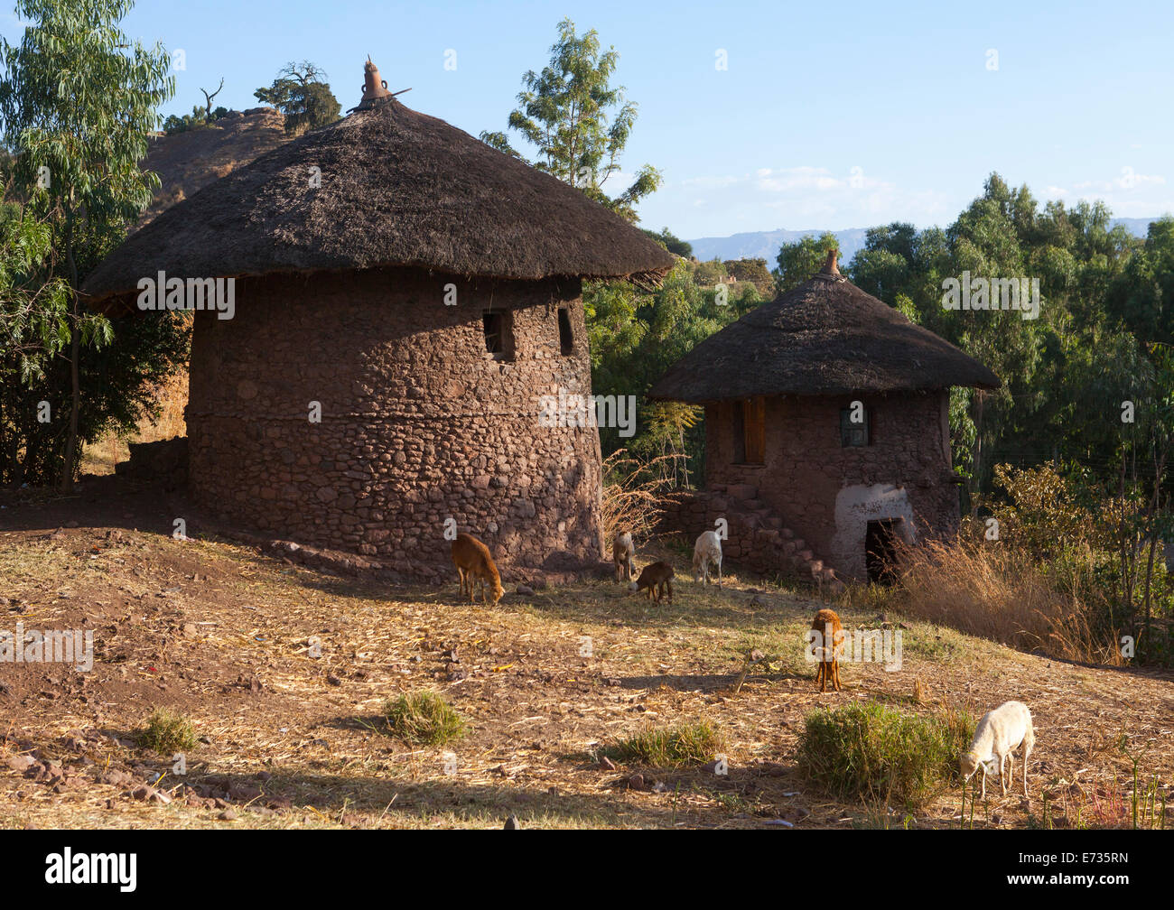 Traditional house lalibela ethiopia hires stock photography and images
