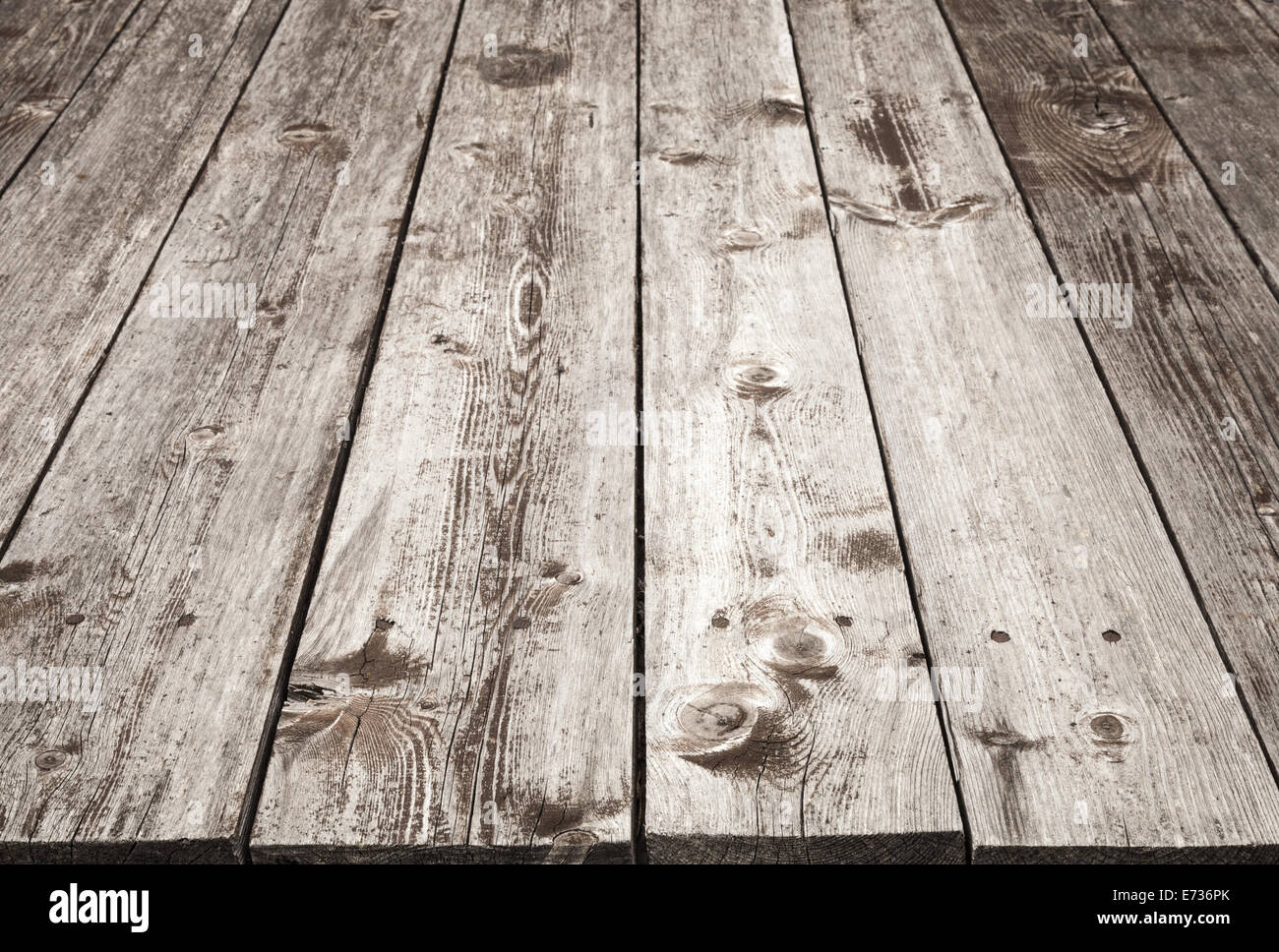Brown wooden table background texture with perspective Stock Photo - Alamy