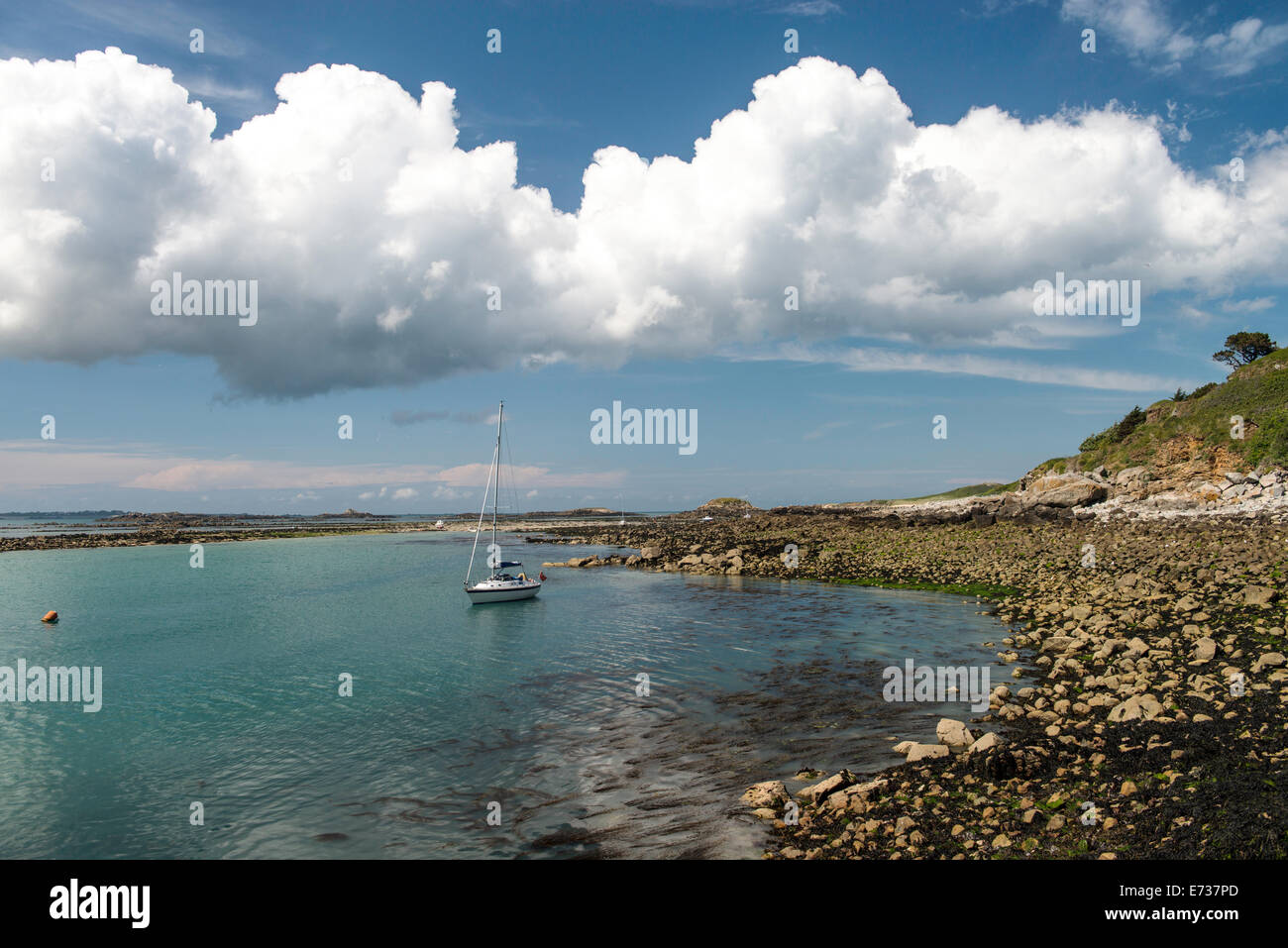 Channel Islands coastline, UK Stock Photo