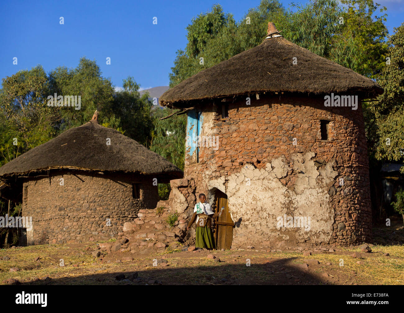 Traditional Houses, Lalibela, Ethiopia Stock Photo Alamy
