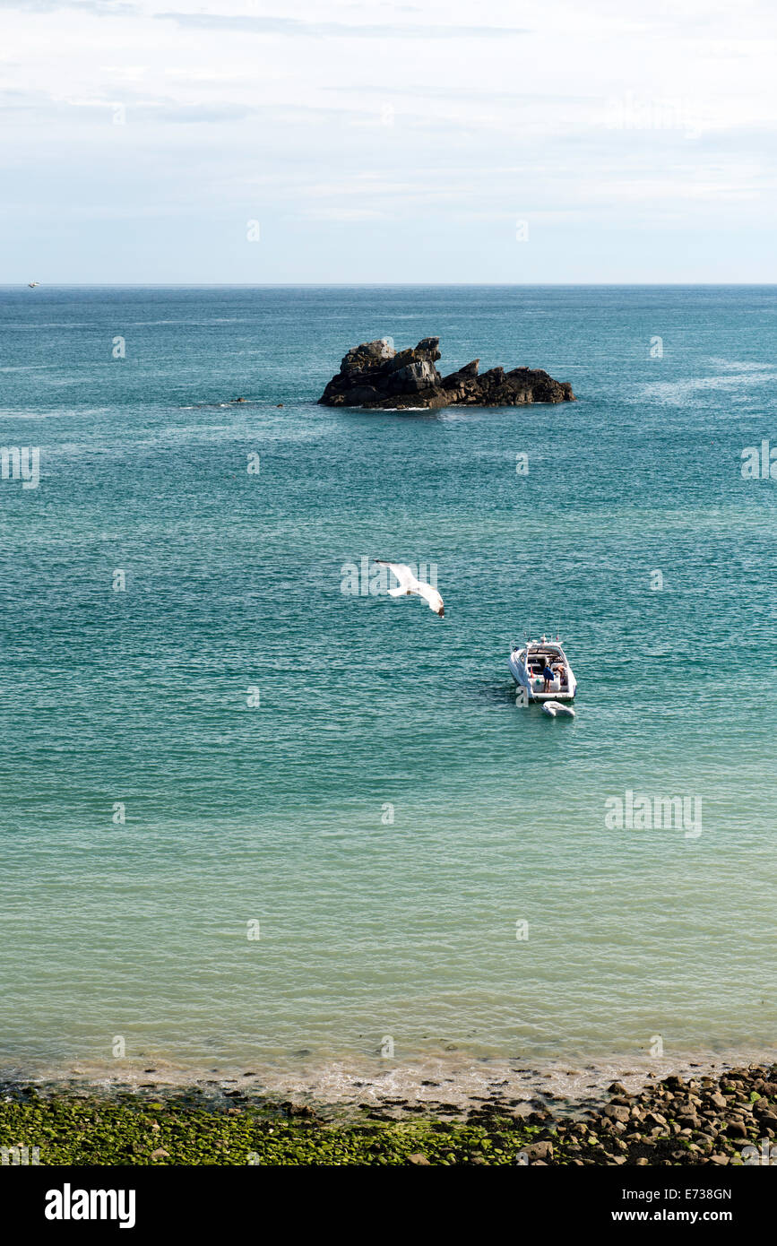 Channel Islands coastline, UK Stock Photo