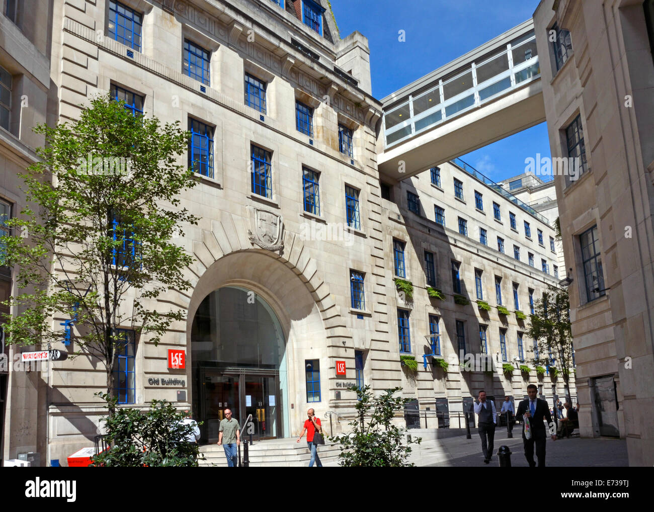 London, England, UK. London School of Economics and Political Science / LSE. 'Old Building' in Houghton Street Stock Photo