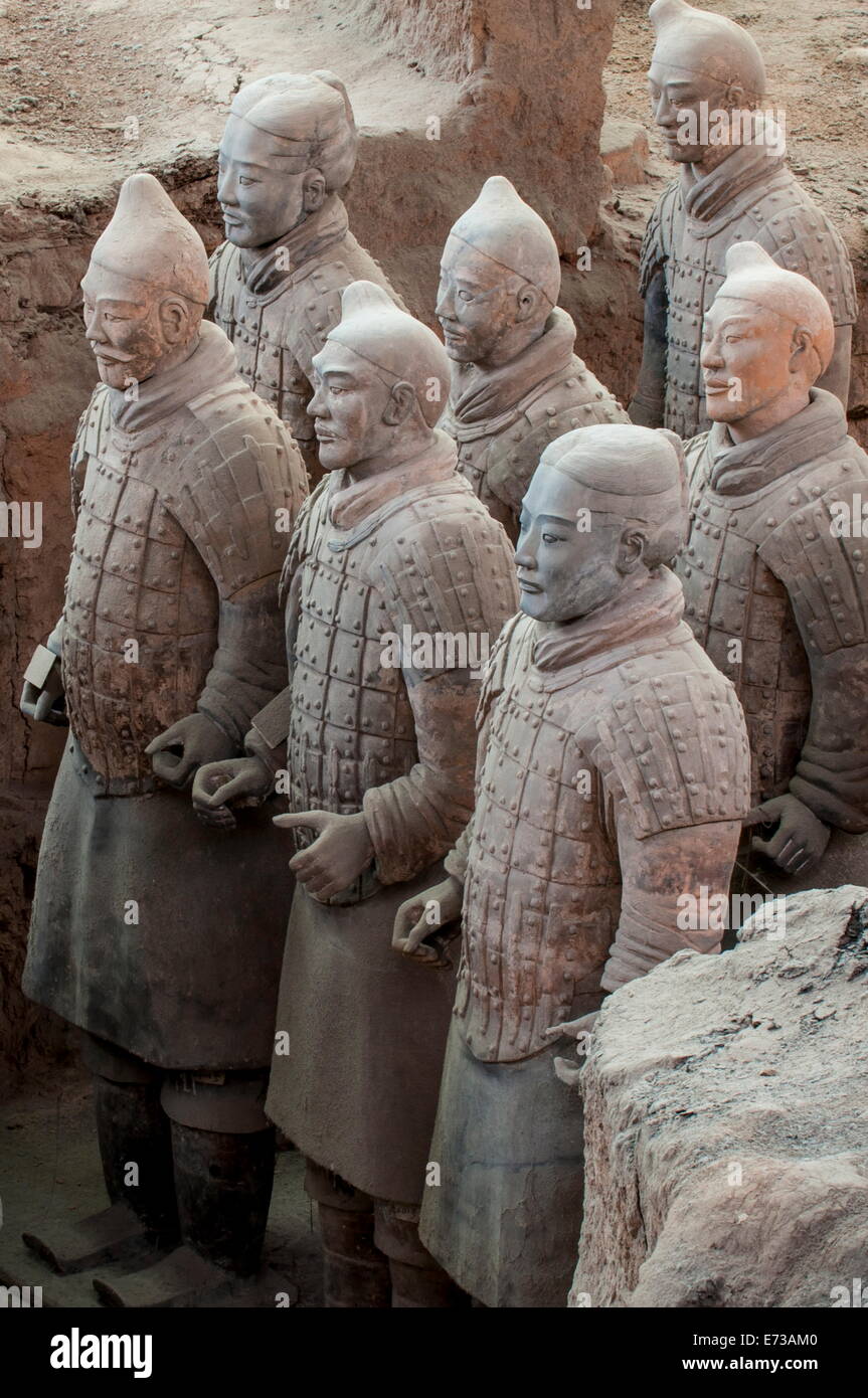 Terracotta Warriors Museum, Xian, Shaanxi, China, Asia Stock Photo