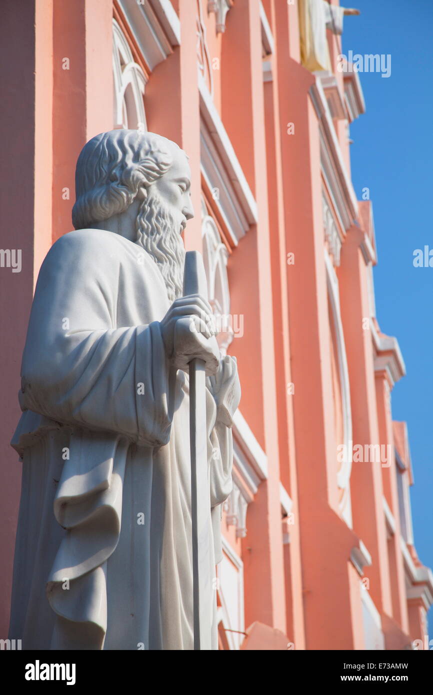 Statue at Da Nang Cathedral, Da Nang, Vietnam, Indochina, Southeast Asia, Asia Stock Photo