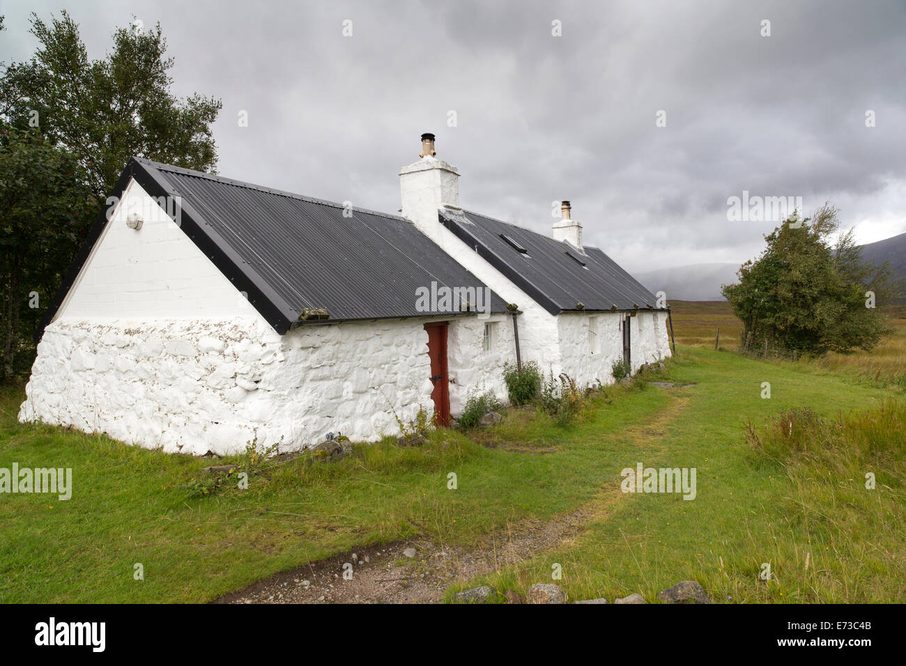Blackrock Cottage Glencoe Scottish Highlands Scotland UK Stock Photo