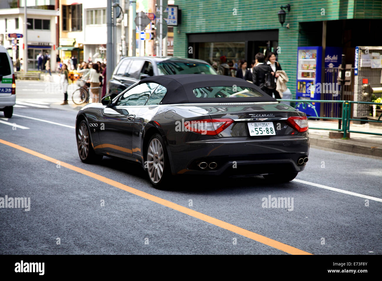 Maserati car on the street. Omote-sando, Harajuku area, Tokyo, Japan, Asia Stock Photo