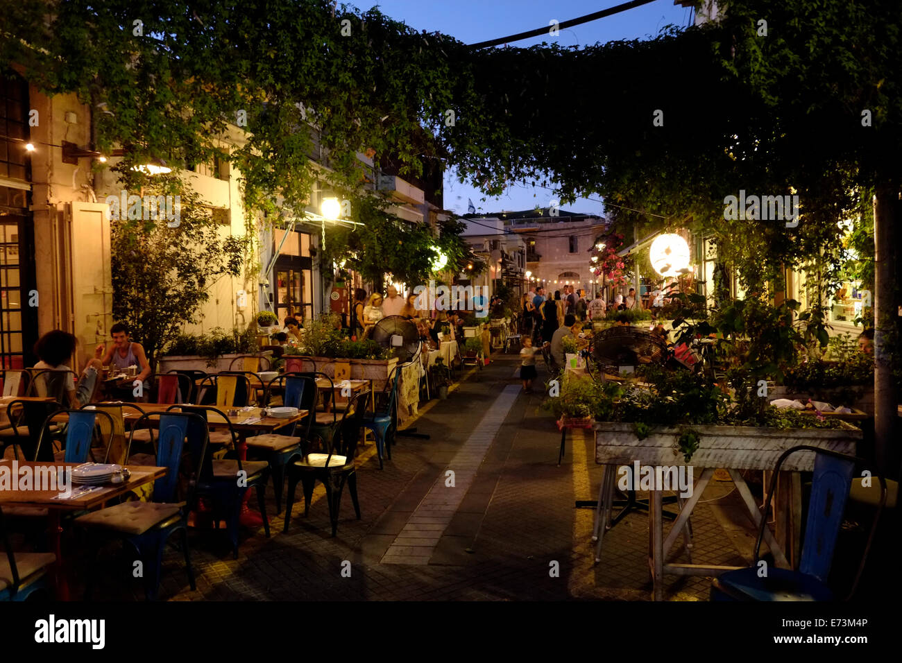 Restaurants and bars in the flea market area old Jaffa Israel Stock Photo 73225734 Alamy