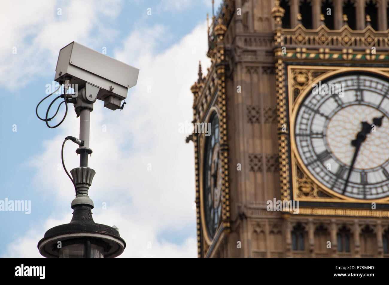 London Parliament CCTV surveillance Stock Photo Alamy