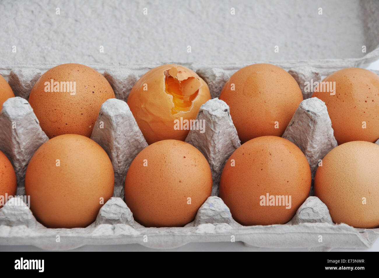 Broken eggs carton hires stock photography and images Alamy
