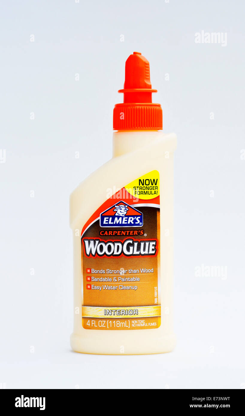 Elmers wood glue Stock Photo Alamy