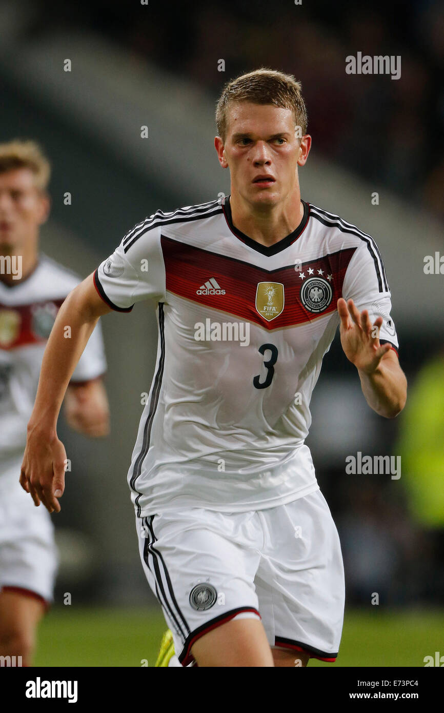 Duesseldorf , Germany, DFB , Football, German National Football Team, Friendly Match Germany vs. Argentina 2-4  in the Esprit-Arena Stadium  in Duesseldorf  on 03.09.2014  Matthias GINTER (GER) Foto : Norbert Schmidt Stock Photo