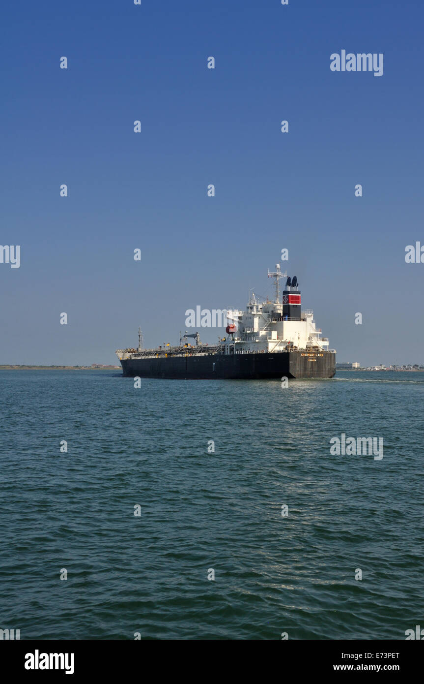 Oil tanker ship petroleum transporting galveston hires stock