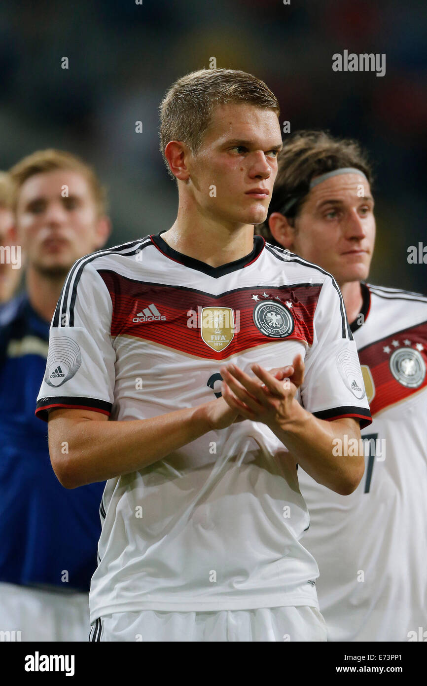 Duesseldorf , Germany, DFB , Football, German National Football Team, Friendly Match Germany vs. Argentina 2-4  in the Esprit-Arena Stadium  in Duesseldorf  on 03.09.2014 Matthias GINTER (GER) Foto : Norbert Schmidt Stock Photo