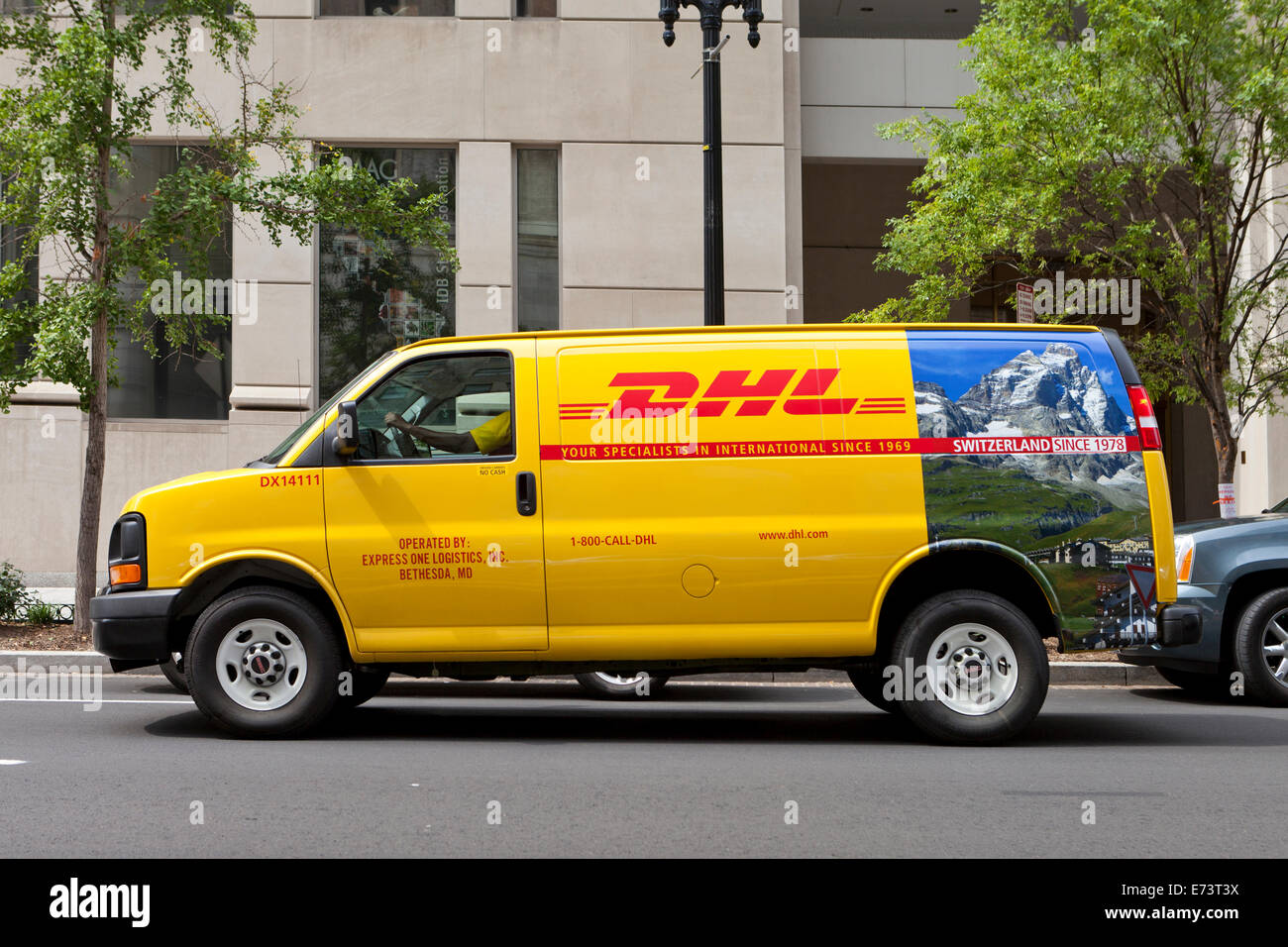 DHL delivery van - Washington, DC USA Stock Photo: 73228846 - Alamy