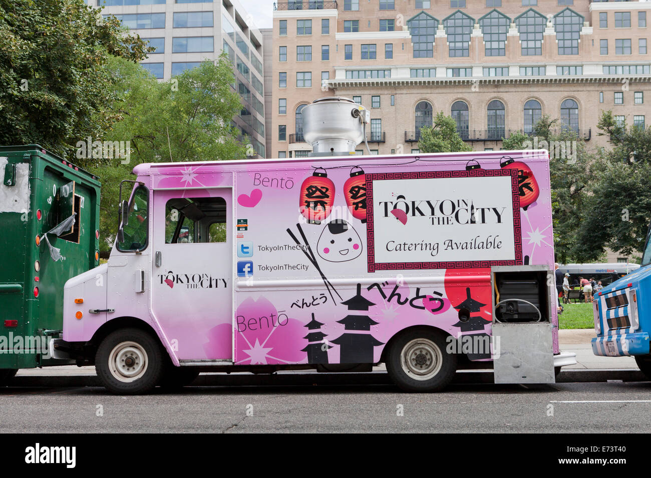 Japanese food truck - Washington, DC USA Stock Photo