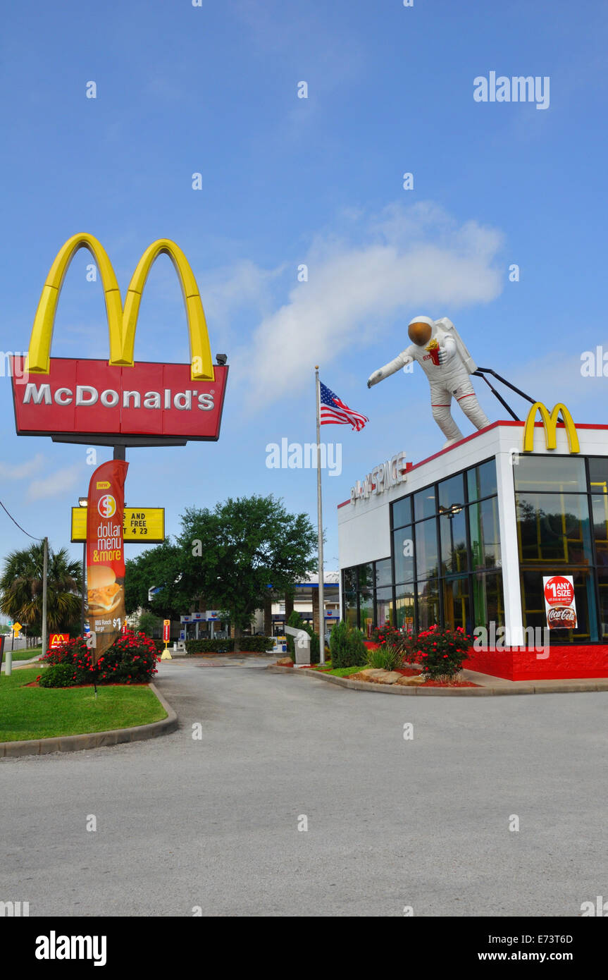 Nasa McDonald's, Houston, Texas, USA Stock Photo - Alamy